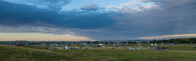 Dakota Access Pipeline protest at the Sacred Stone Camp near Cannon Ball, North Dakota. Photo by Tony Webster